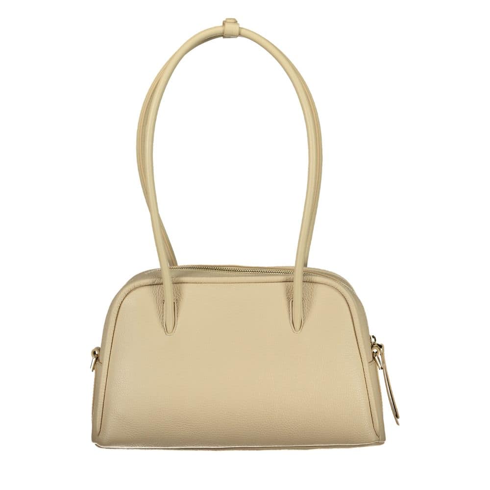 Coccinelle Beige Leather Women Handbag - Image 2