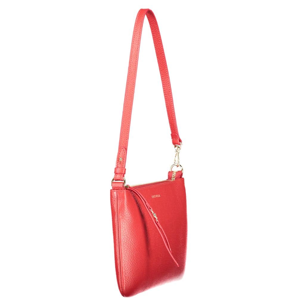 Coccinelle Rosso Leather Women Handbag - Image 3