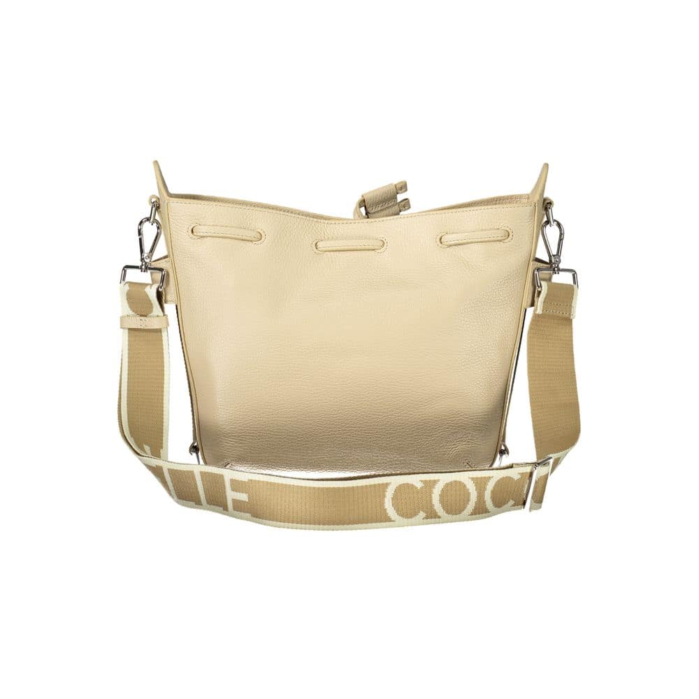 Coccinelle Beige Leather Women Handbag - Image 2
