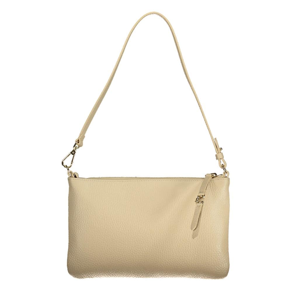 Coccinelle Beige Leather Women Handbag - Image 2