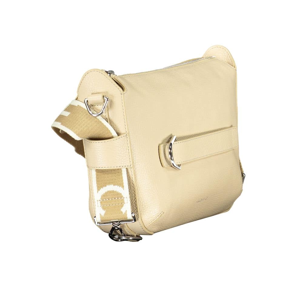 Coccinelle Beige Leather Women Handbag - Image 3