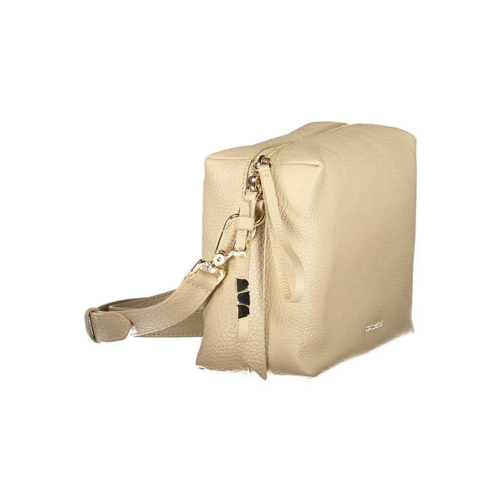Coccinelle Beige Leather Woman Handbag - Image 3