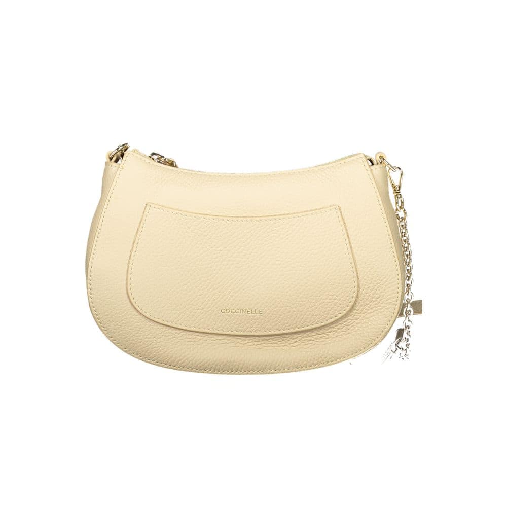 Coccinelle Beige Leather Women Handbag