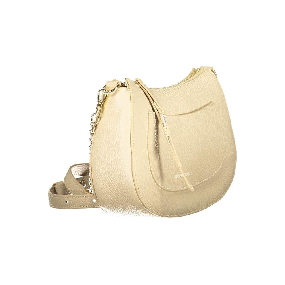 Coccinelle Beige Leather Women Handbag - Image 3