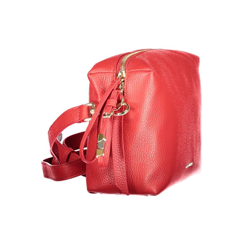 Coccinelle Rosso Leather Women Handbag - Image 3