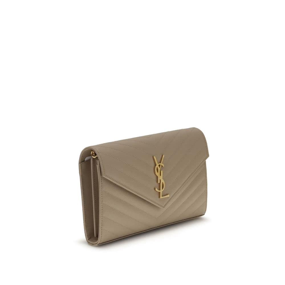 Saint Laurent Beige Calf Leather Bos Taurus Shoulder Bag - Image 2