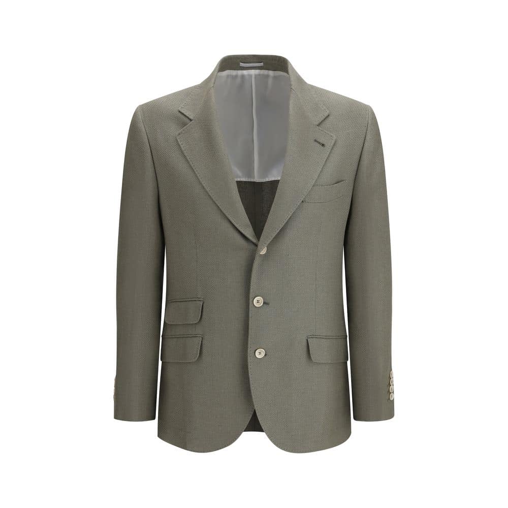 Brunello Cucinelli Bicolor Silk Coat