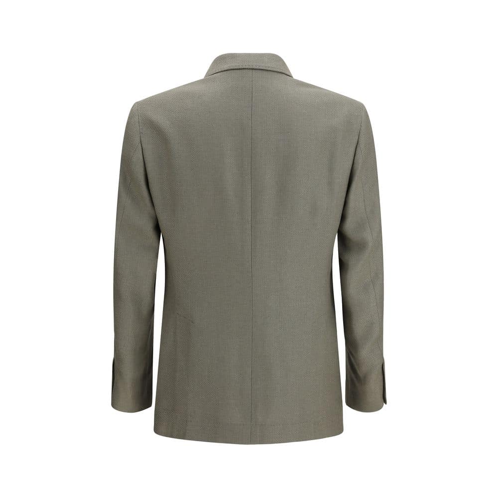 Brunello Cucinelli Bicolor Silk Coat - Image 2
