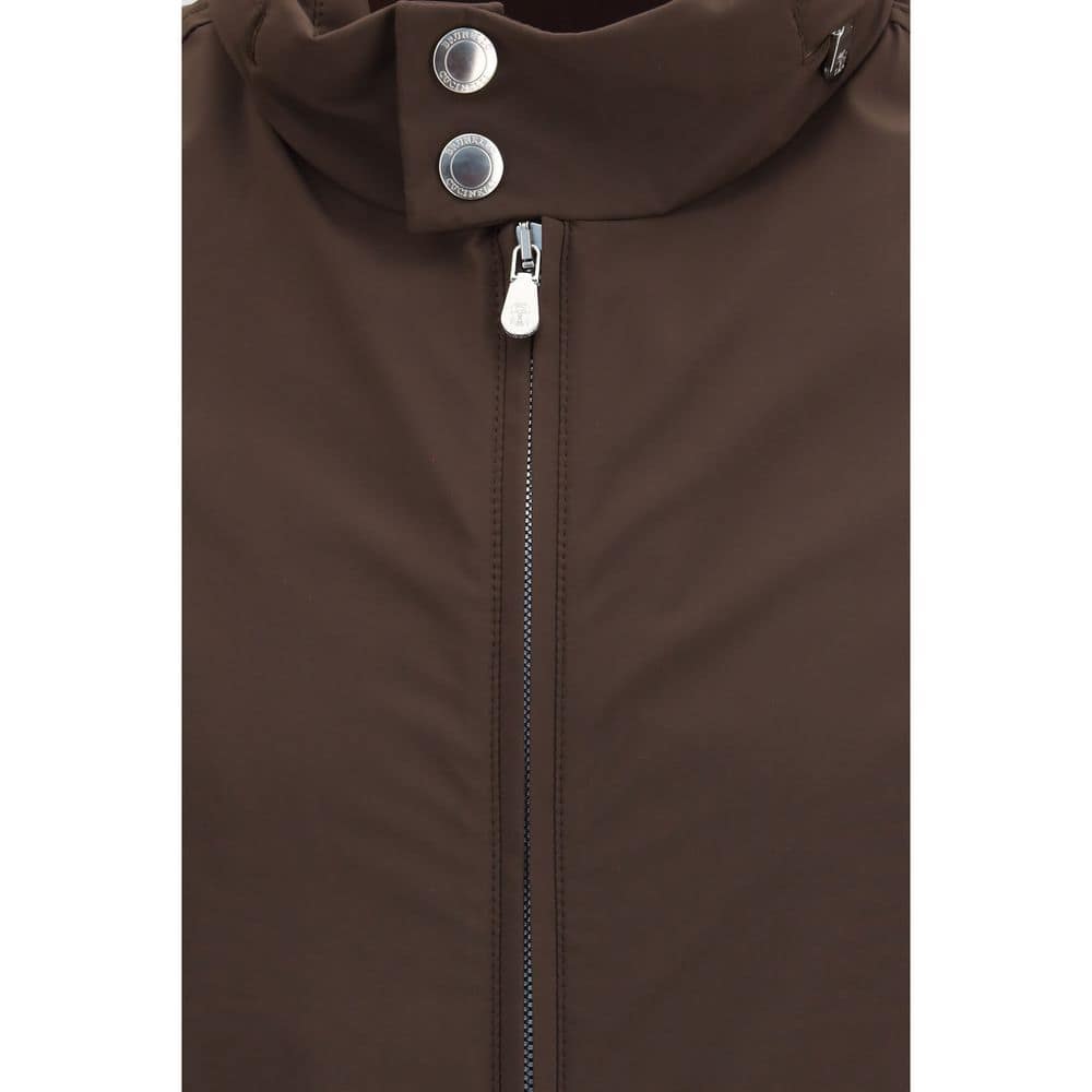 Brunello Cucinelli Brown Polyamide Full-Length Jacket - Image 3