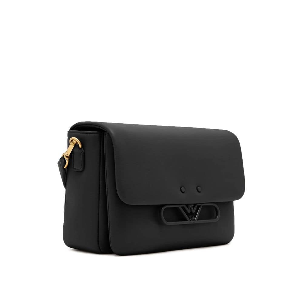 Emporio Armani Black Bovine Leather Crossbody Bag - Image 2