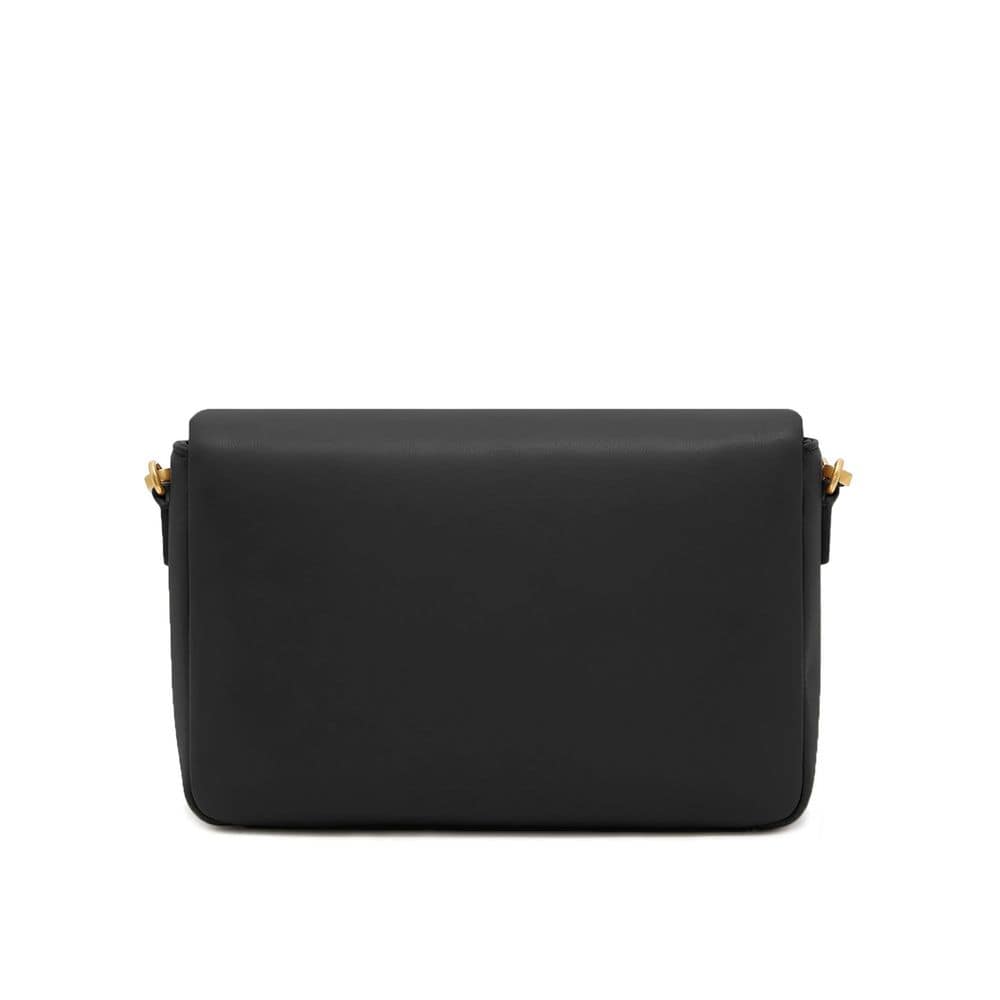 Emporio Armani Black Bovine Leather Crossbody Bag - Image 3