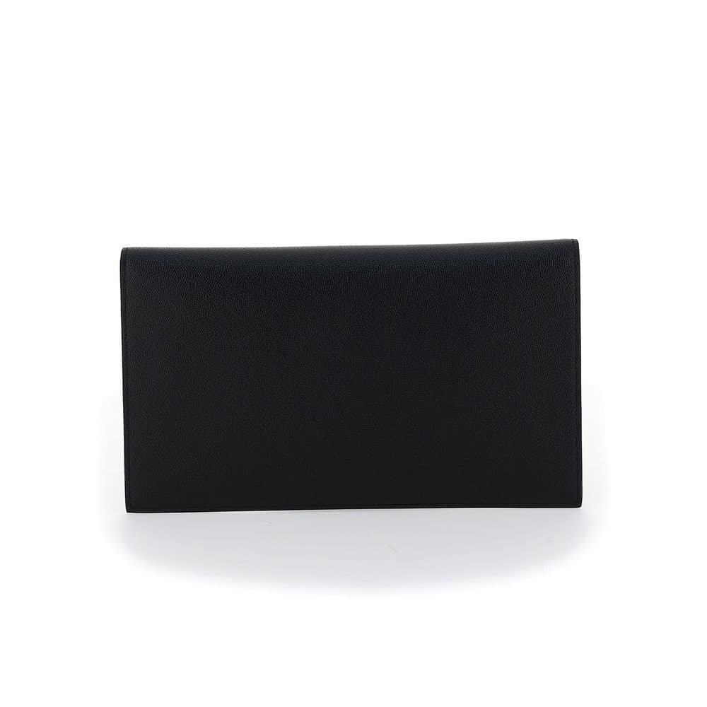 Saint Laurent Black Calf Leather Bos Taurus Clutch Bag - Image 2