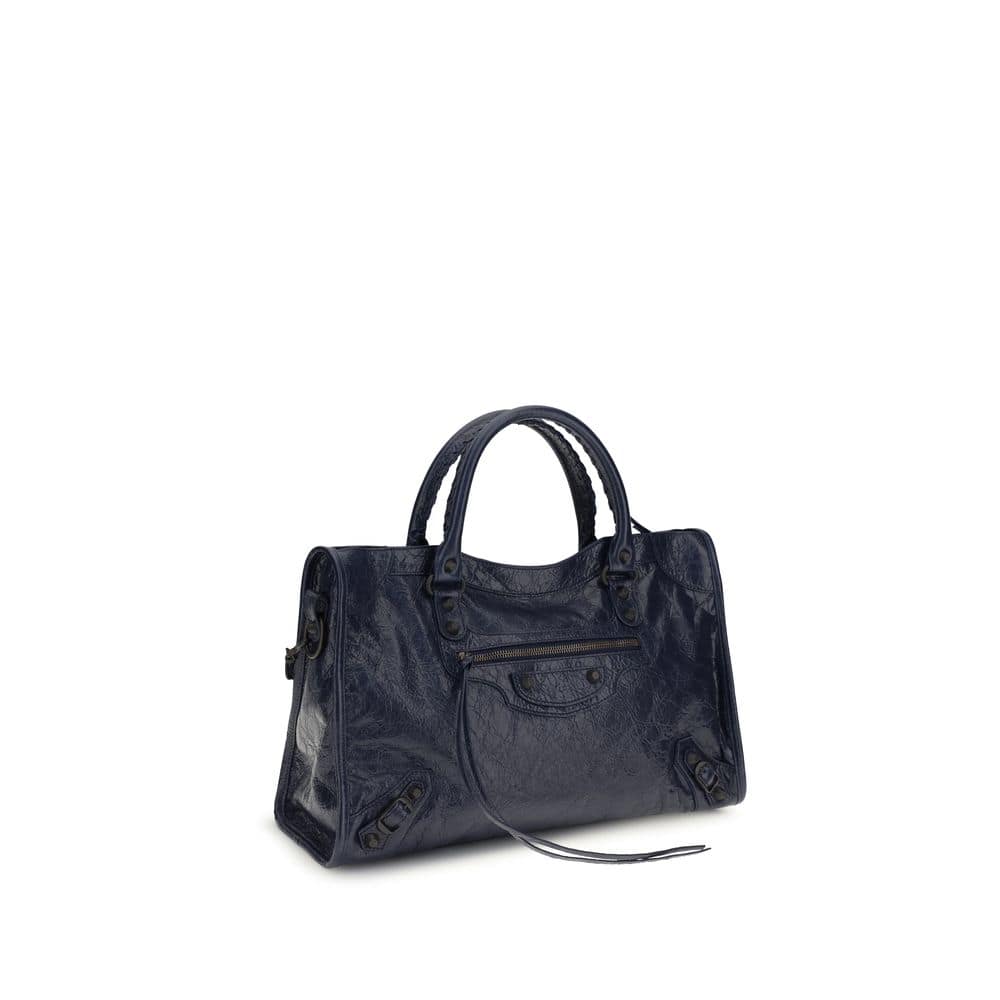 Balenciaga Blue Calf Leather Bos Taurus Shoulder Bag - Image 2
