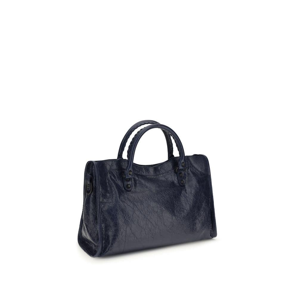 Balenciaga Blue Calf Leather Bos Taurus Shoulder Bag - Image 3