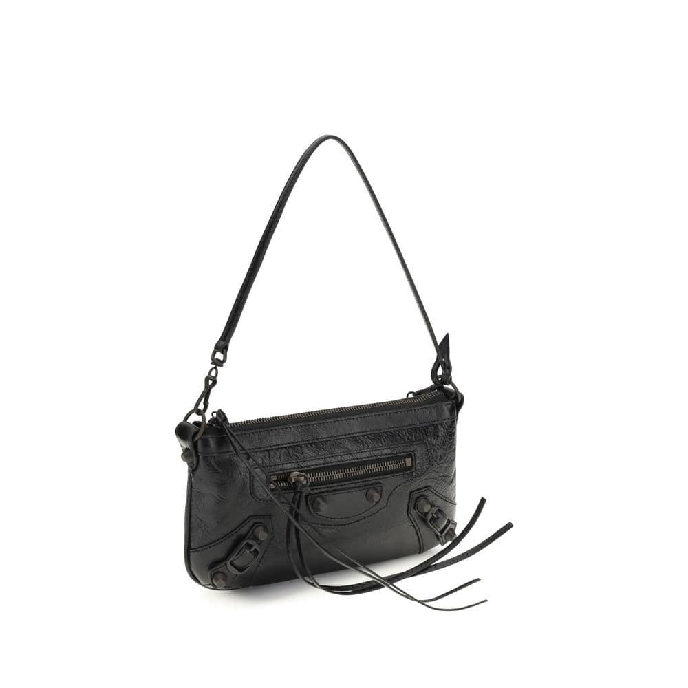 Balenciaga Black Lamb Ovis Aries Aries Shoulder Bag - Image 2