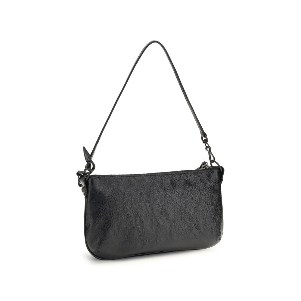 Balenciaga Black Lamb Ovis Aries Aries Shoulder Bag - Image 3