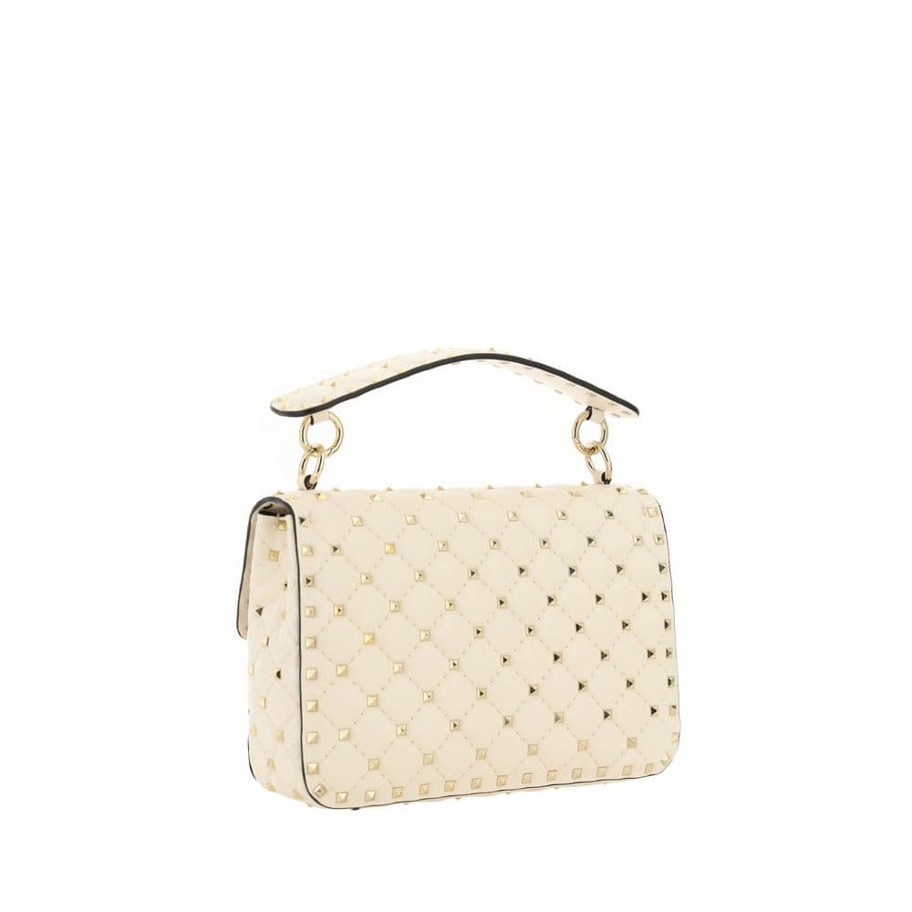 Valentino Garavani Beige Lamb Ovis Aries Aries Shoulder Bag - Image 3