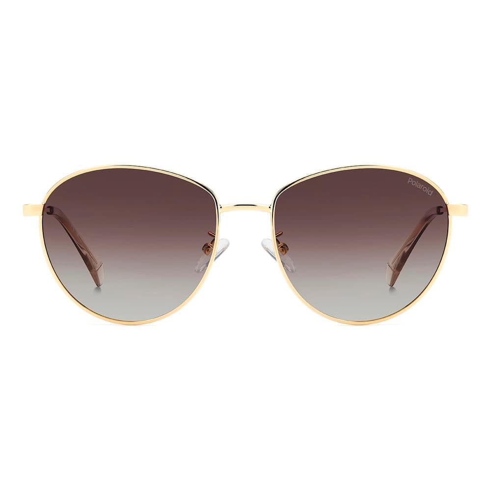 Polaroid Gold Stainless Steel Sunglasses - Image 2