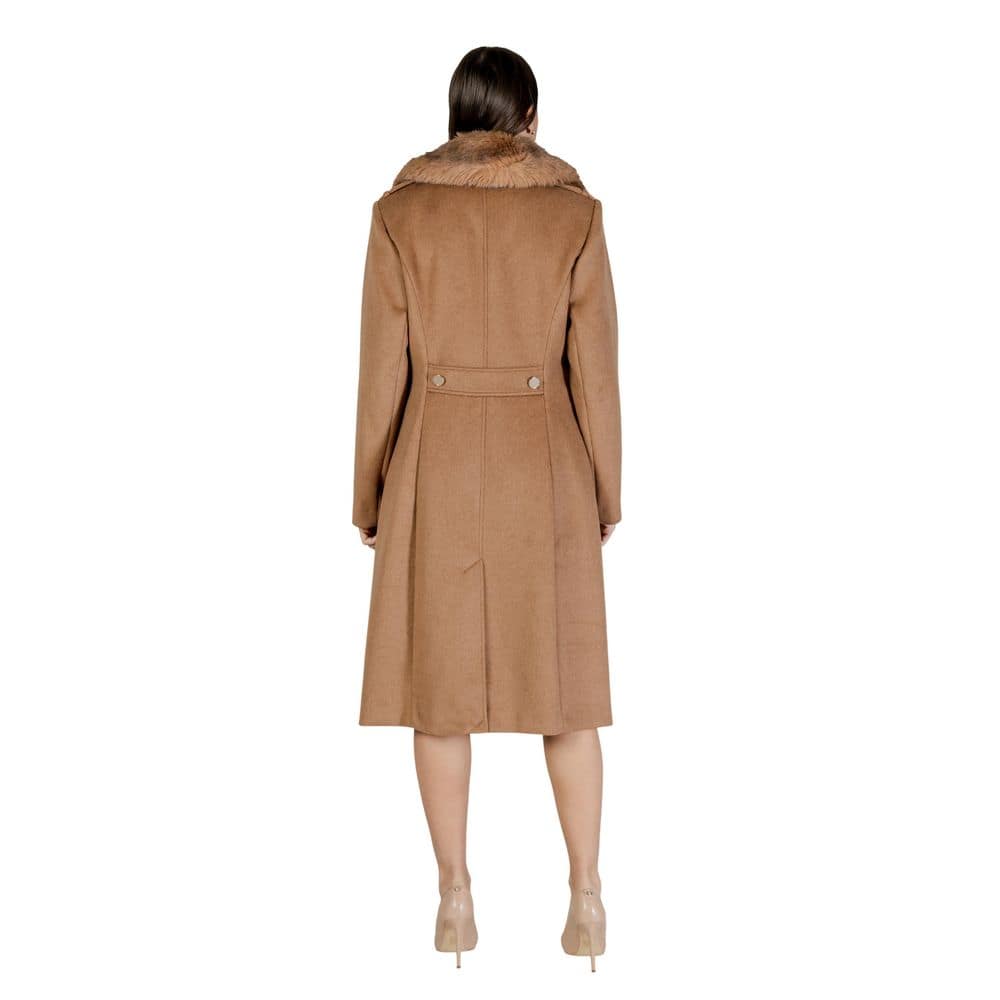 Guess Beige Polyester Coat - Image 2