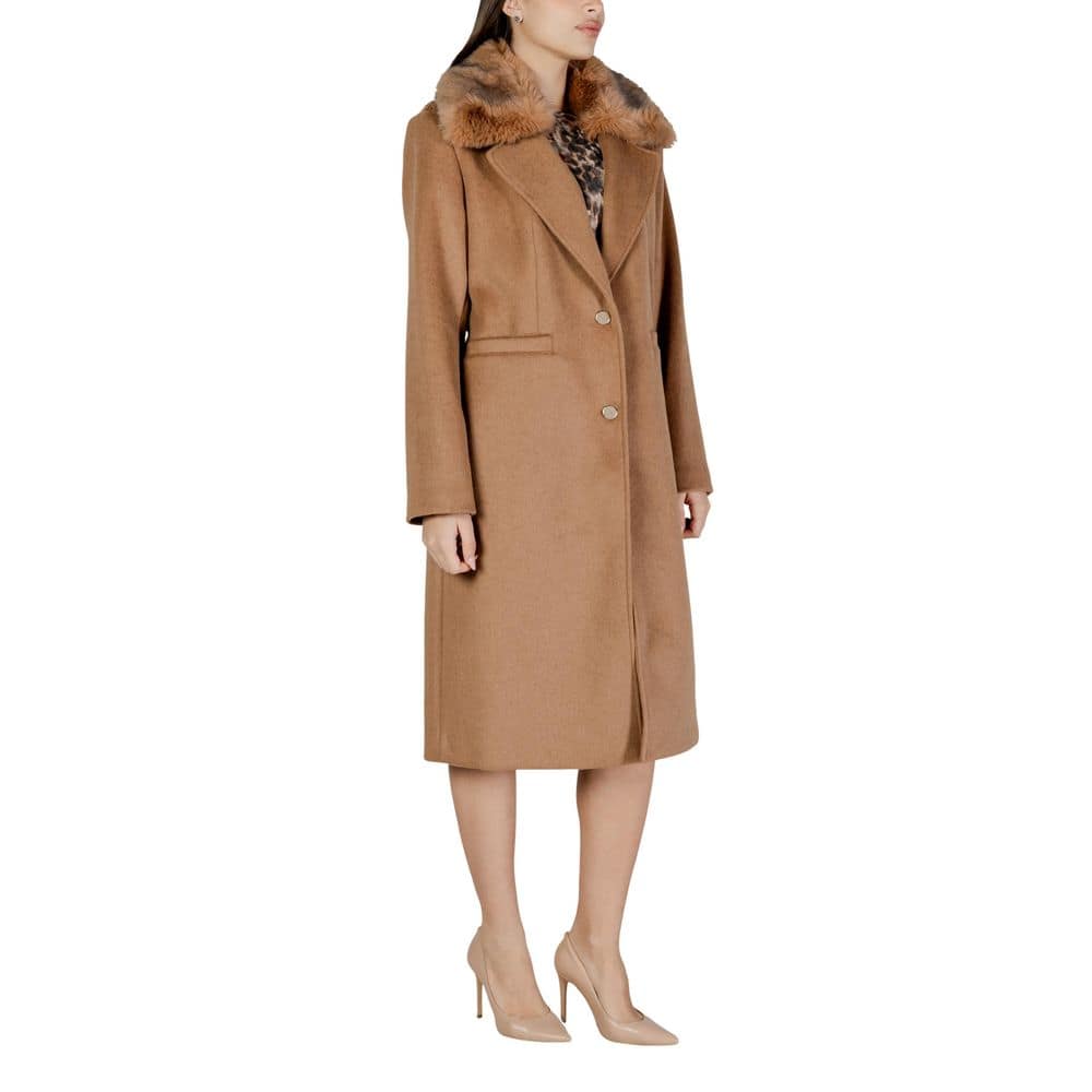Guess Beige Polyester Coat - Image 5