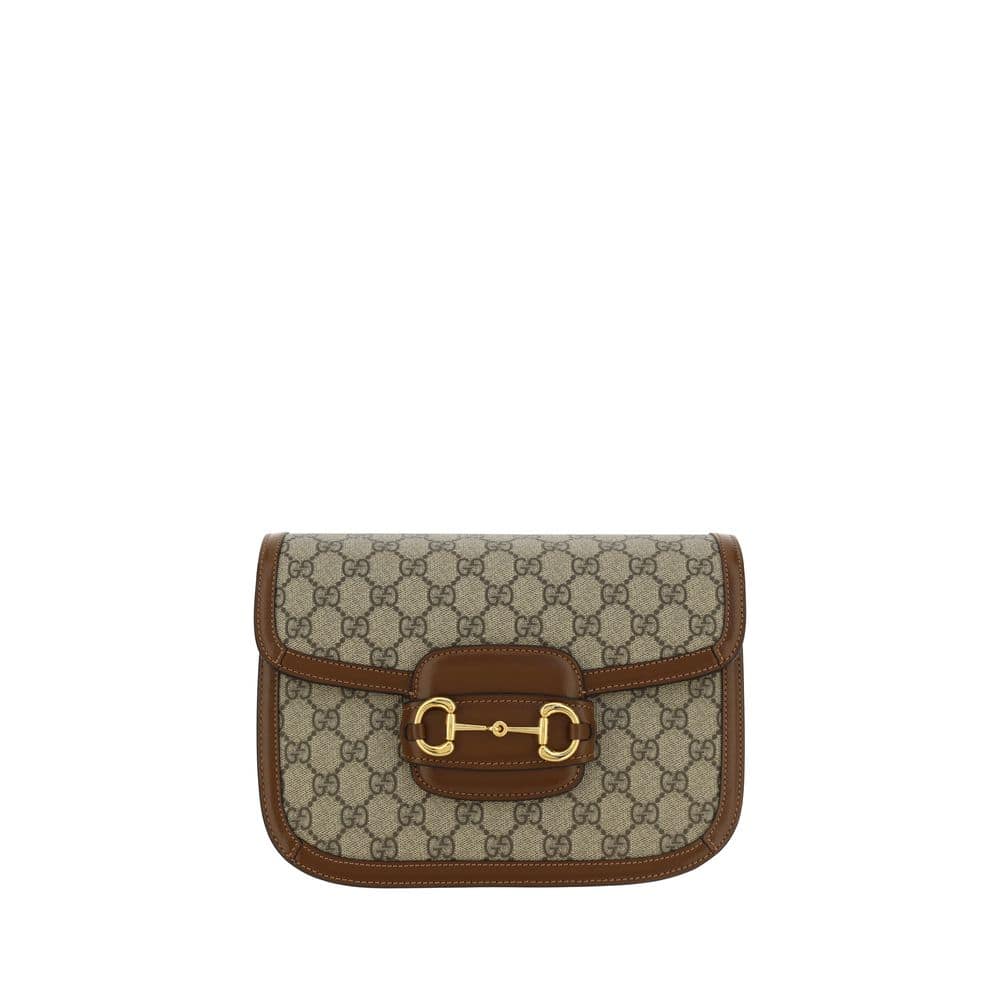 Gucci Beige Cotton Shoulder Bag