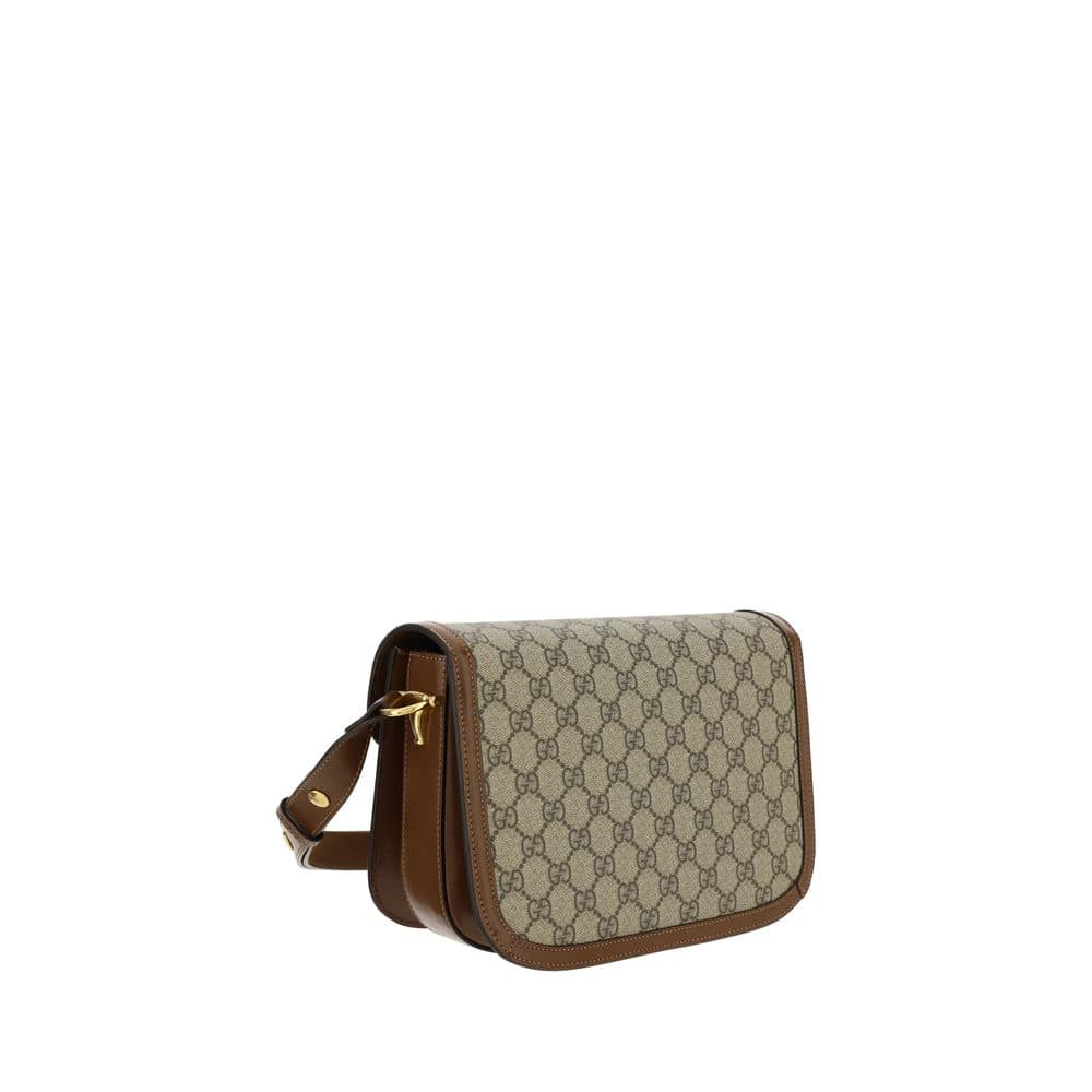 Gucci Beige Cotton Shoulder Bag - Image 3