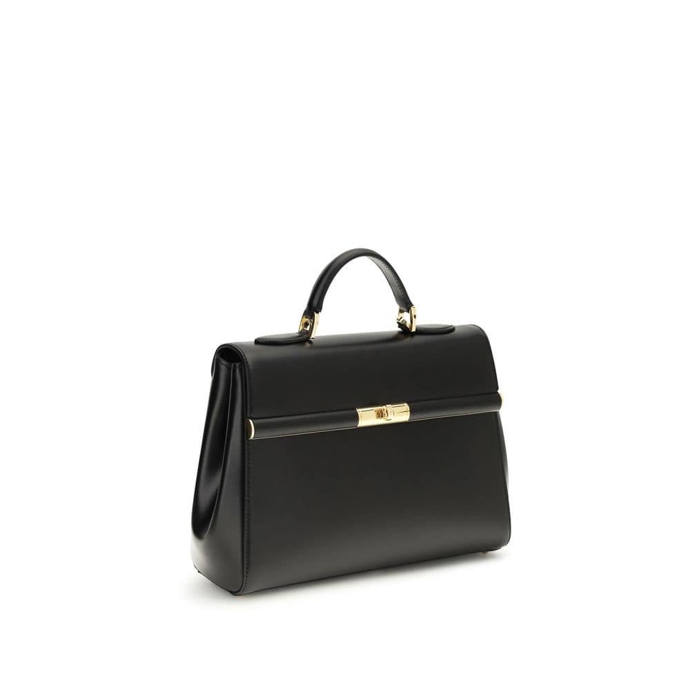 Dolce & Gabbana Black Calf Leather Bos Taurus Shoulder Bag - Image 2