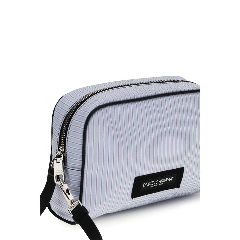 Dolce & Gabbana Blue Cotton Handbag - Image 4