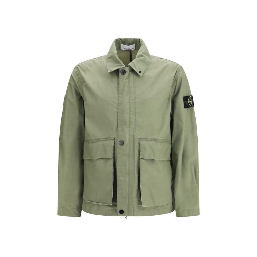 Stone Island Bicolor Polyester Coat
