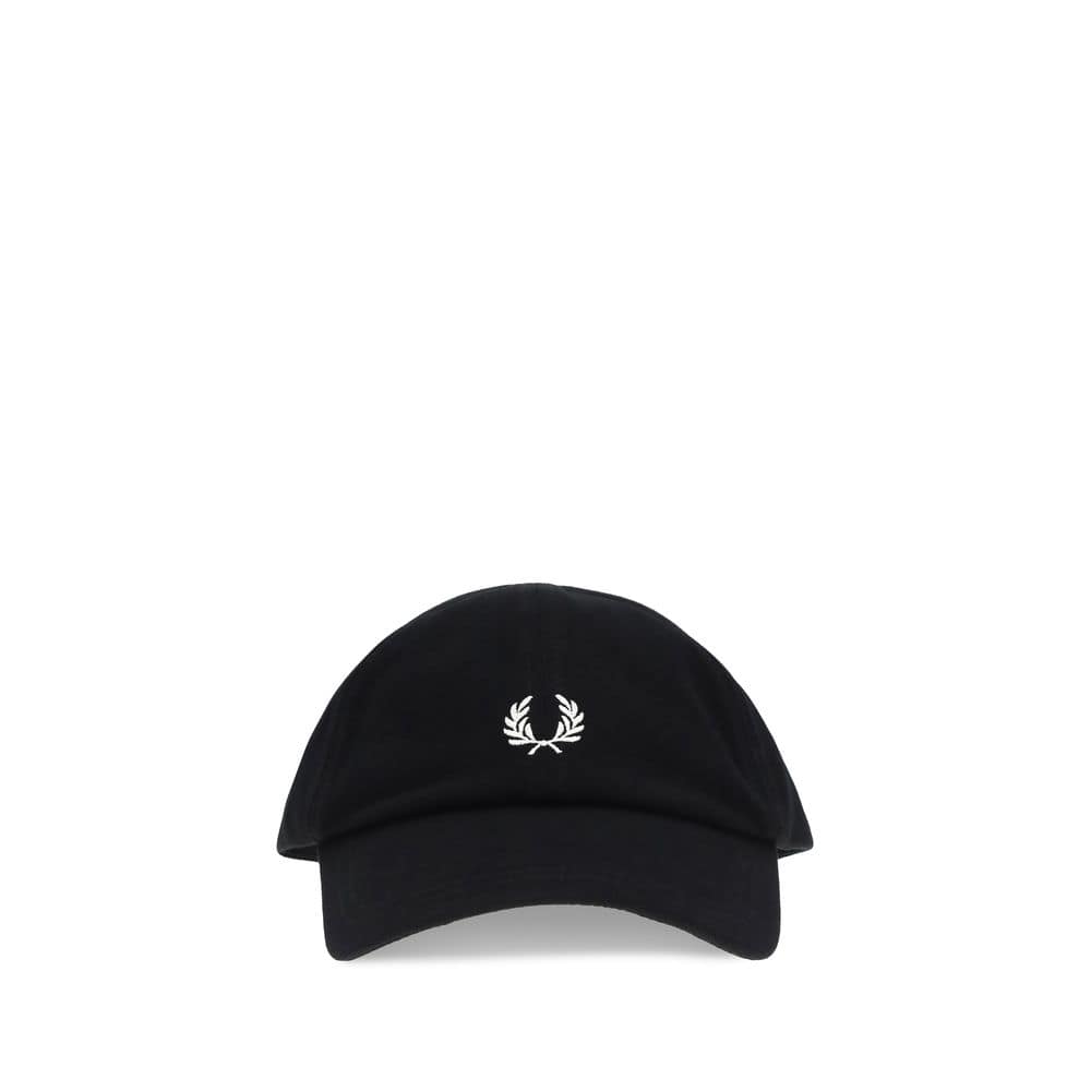 Fred Perry Black Cotton Cap (Baseball Hat)