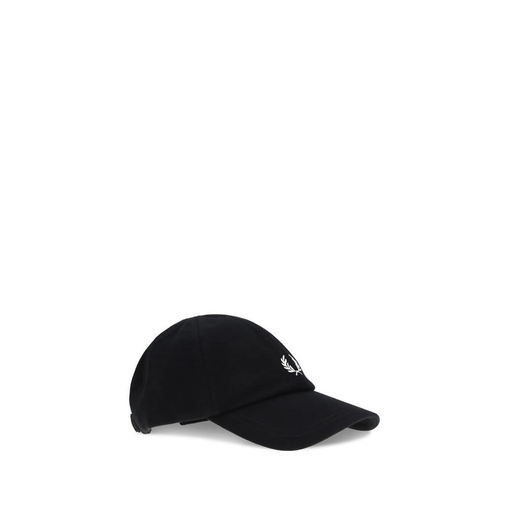 Fred Perry Black Cotton Cap (Baseball Hat) - Image 2