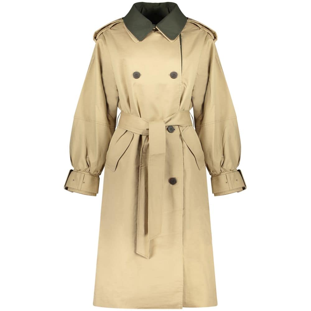 Desigual Beige Cotton Women's Trench Coat
