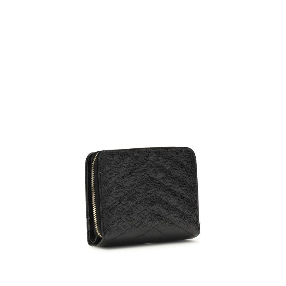 Saint Laurent Black Calf Leather Bos Taurus Wallet - Image 2