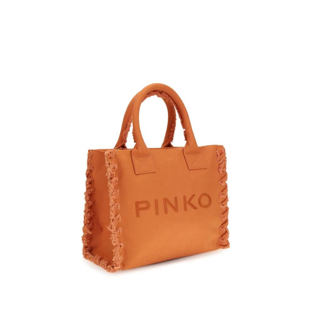 PINKO Orange Cotton Shoulder Bag - Image 2