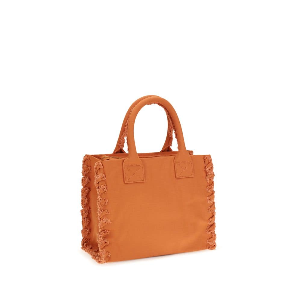 PINKO Orange Cotton Shoulder Bag - Image 3