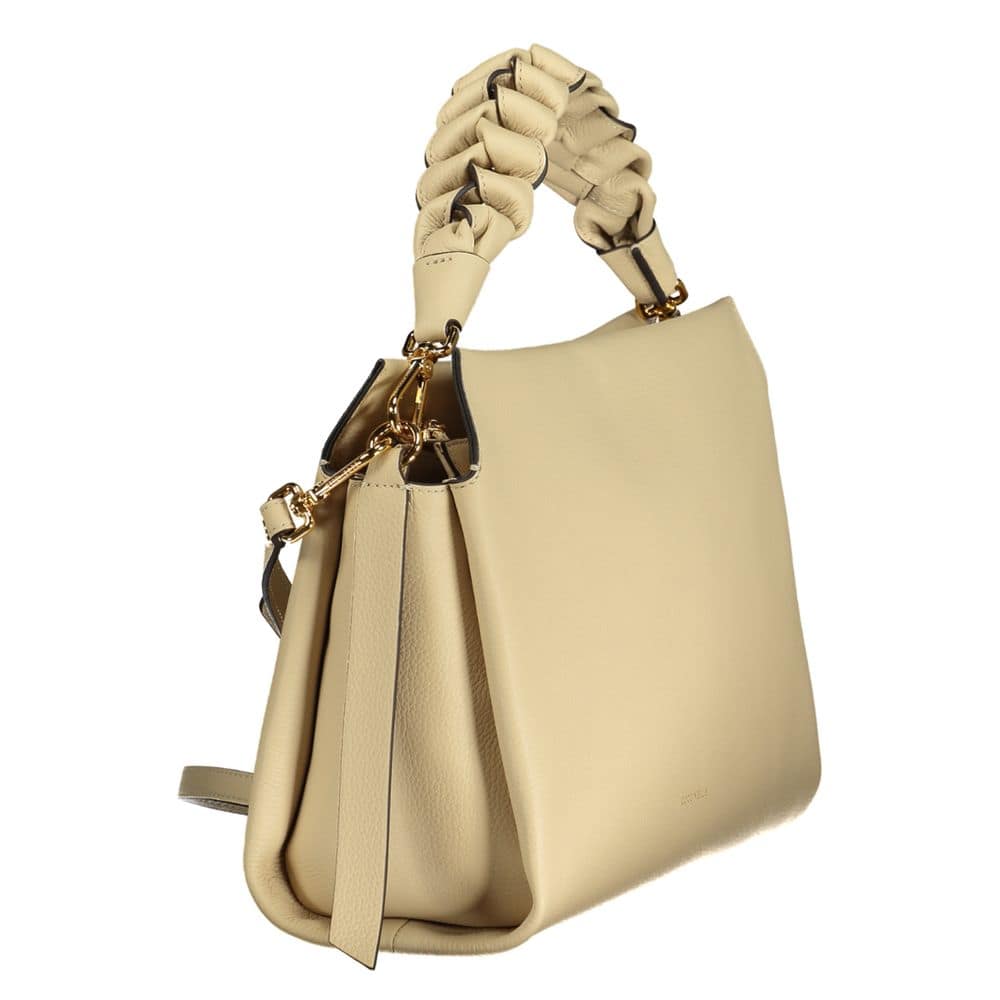Coccinelle Beige Leather Women Handbag - Image 3
