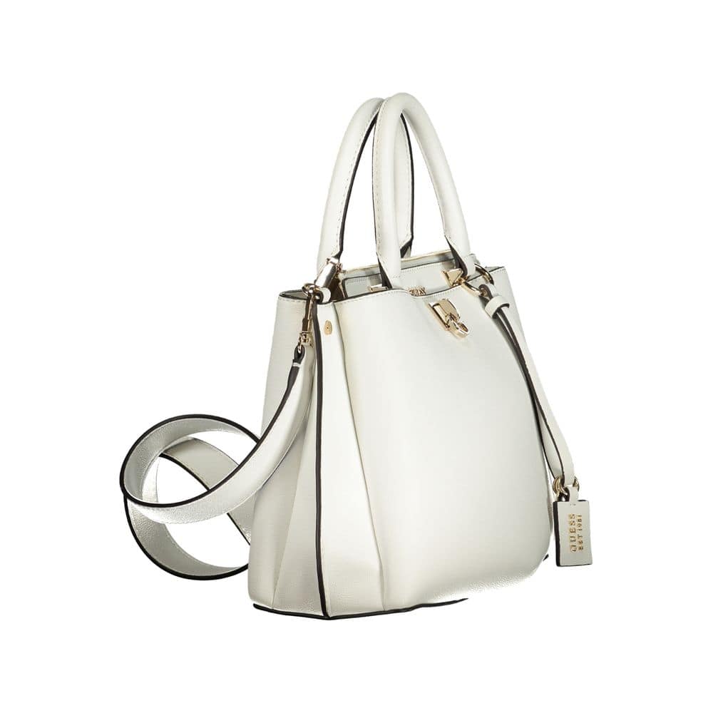 Guess Jeans White Polyurethane Women Handbag - Image 3