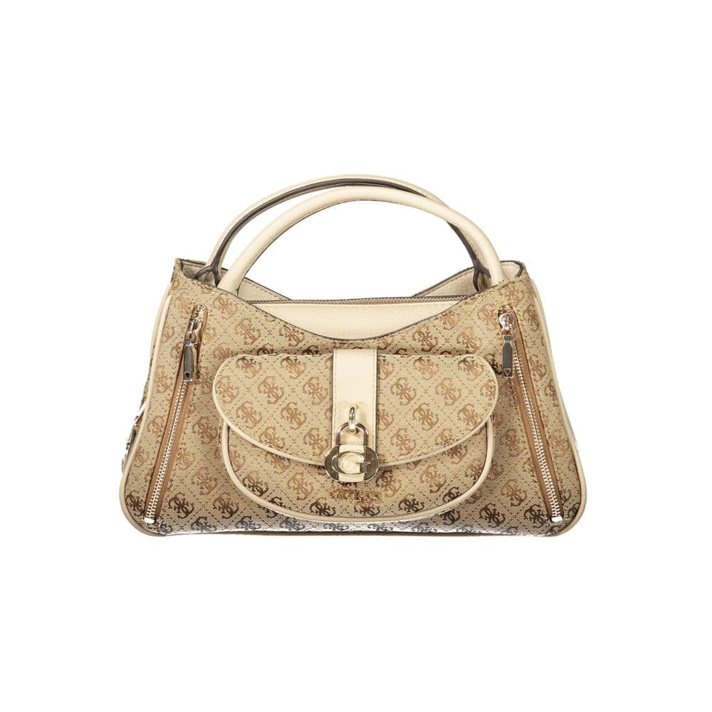 Guess Jeans Beige Poliuretano Women Handbag