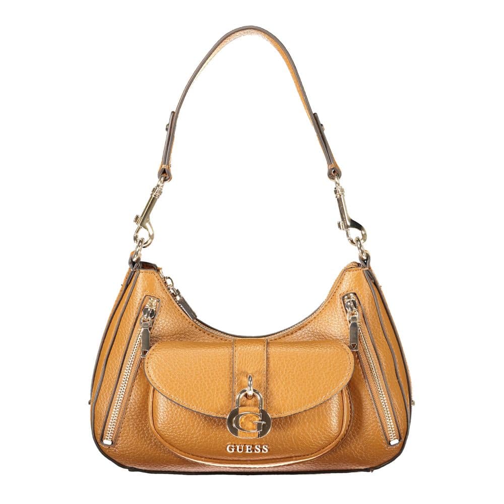 Guess Jeans Marrone Poliuretano Womens Handbag