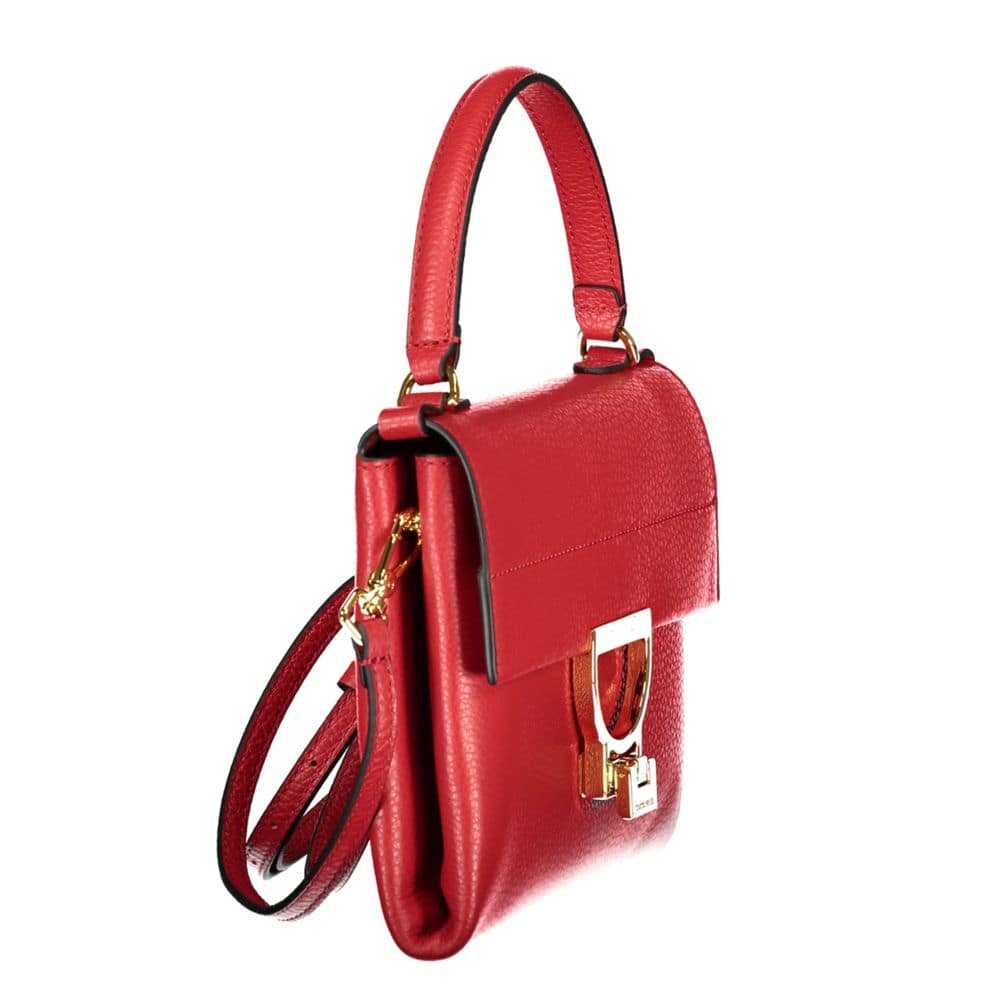Coccinelle Rosso Leather Women Handbag - Image 3
