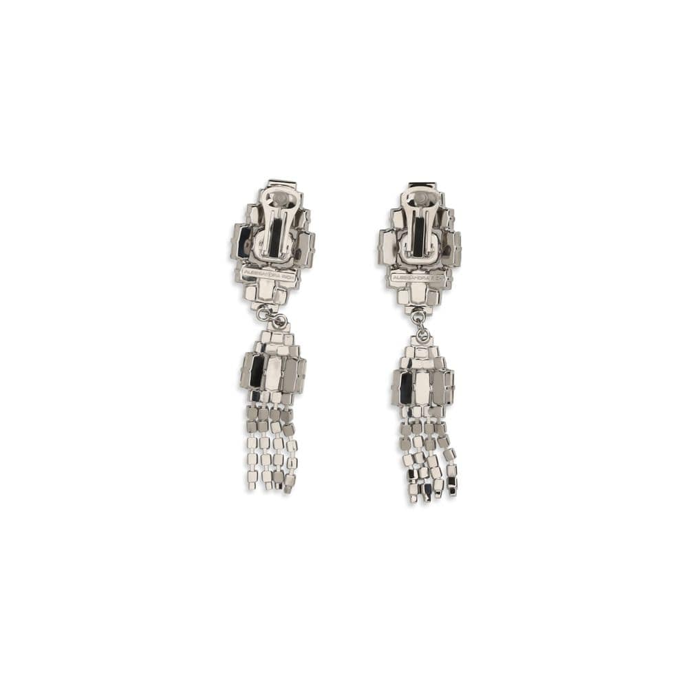 Alessandra Rich Silver Metal Earrings - Image 2