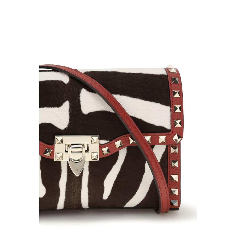 Valentino Garavani Multicolor Calf Leather Bos Taurus Shoulder Bag - Image 4