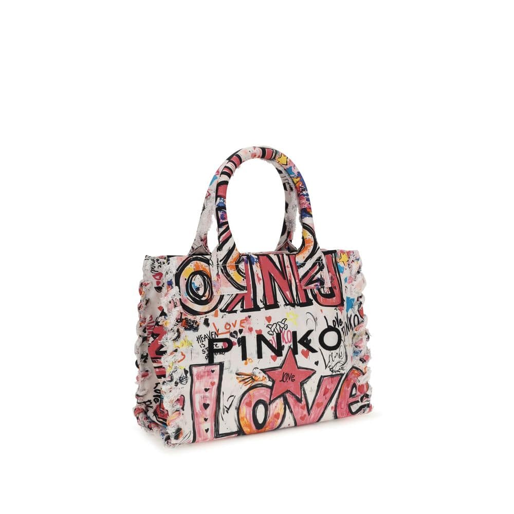 PINKO Multicolor Cotton Shoulder Bag - Image 2