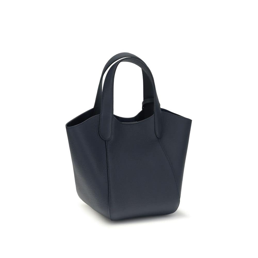 Giorgio Armani Blue Calf Leather Bos Taurus Handbag - Image 3