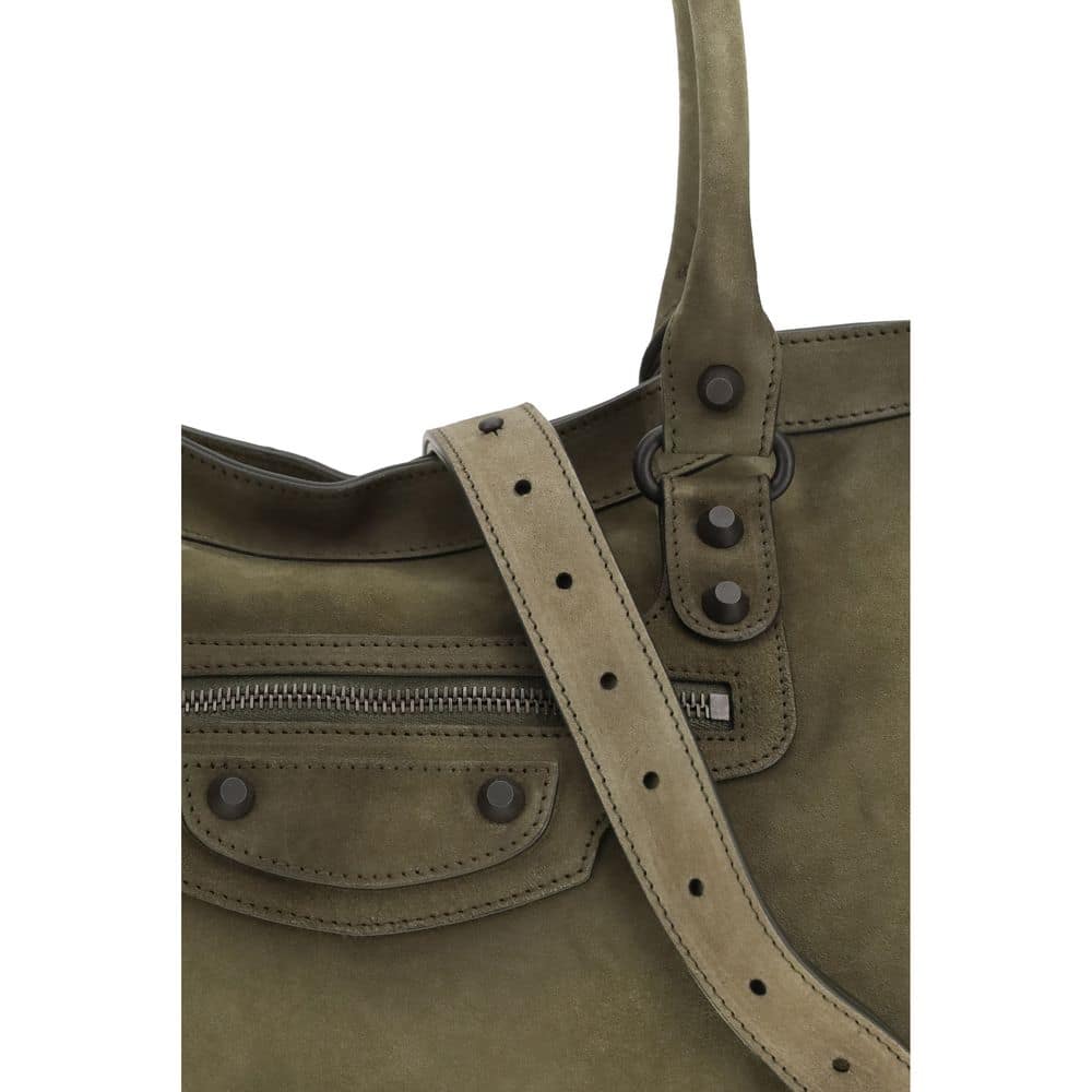 Balenciaga Bicolor Calf Leather Bos Taurus Shoulder Bag - Image 4