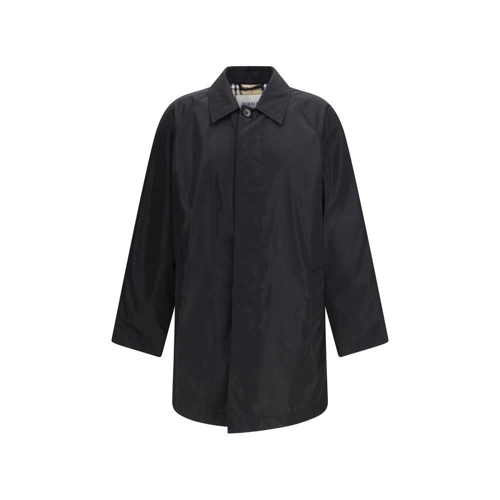 Burberry Black Polyester Coat