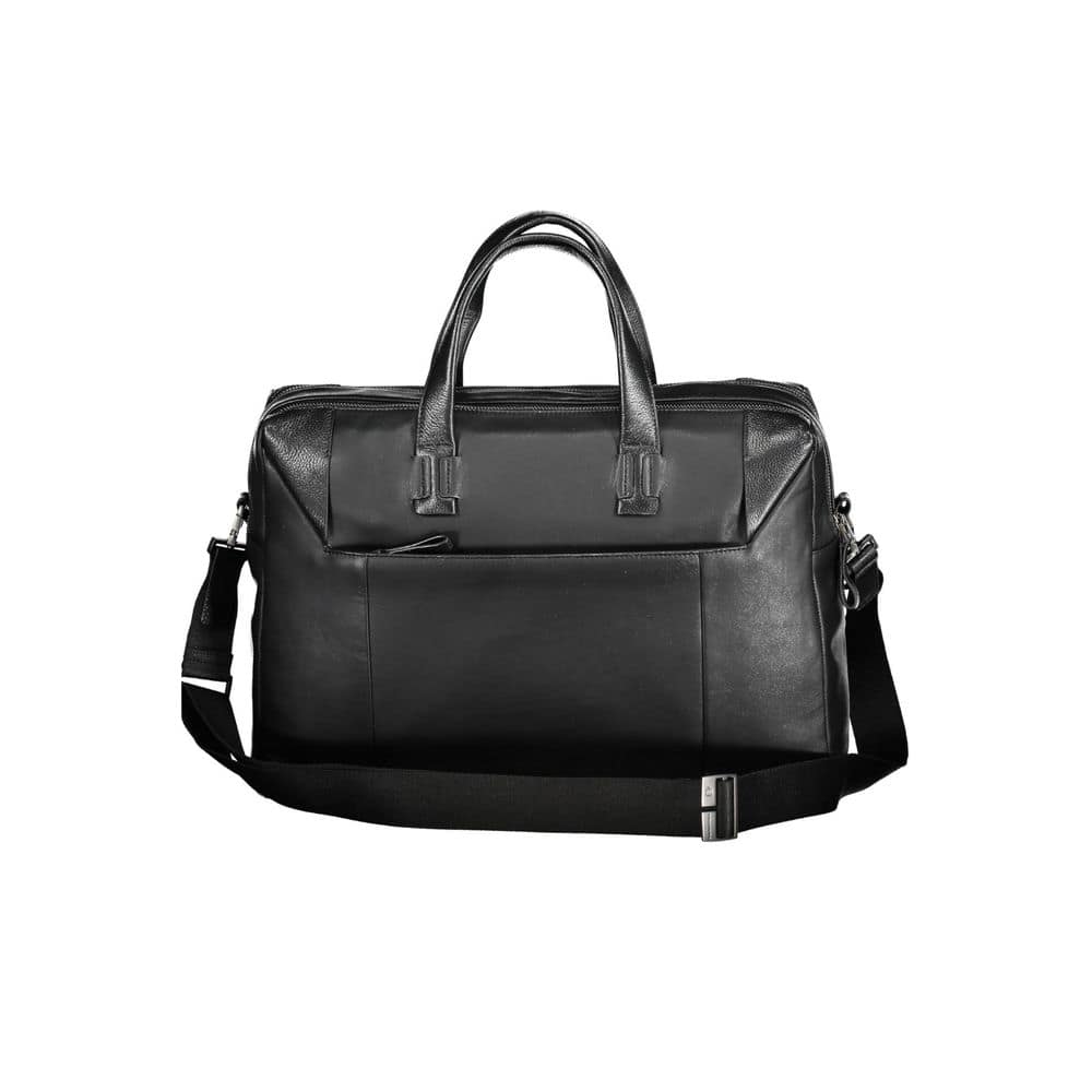 Piquadro Black Leather Men's Briefcase - Image 2