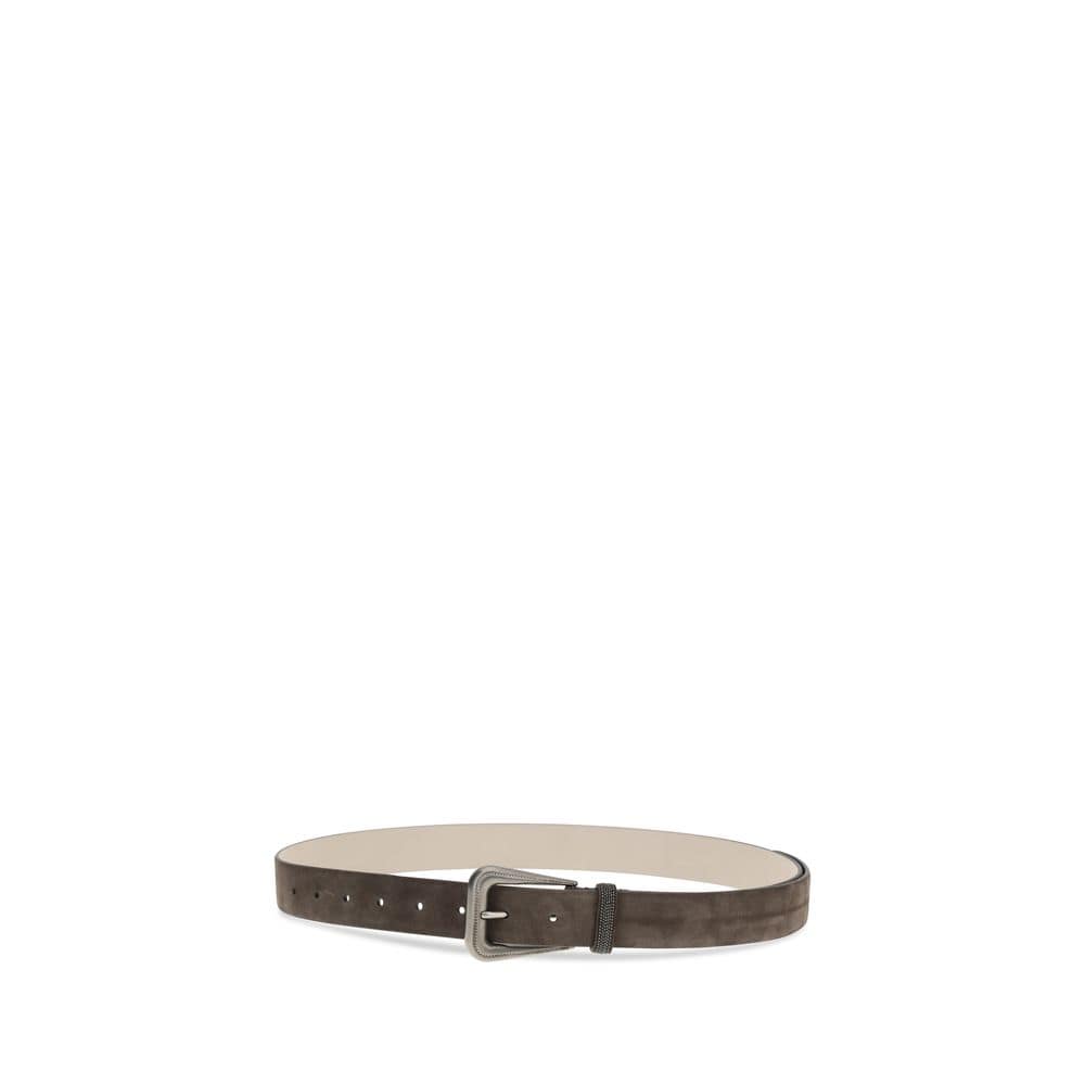 Brunello Cucinelli Brown Calf Leather Bos Taurus Regular Belt - Image 2