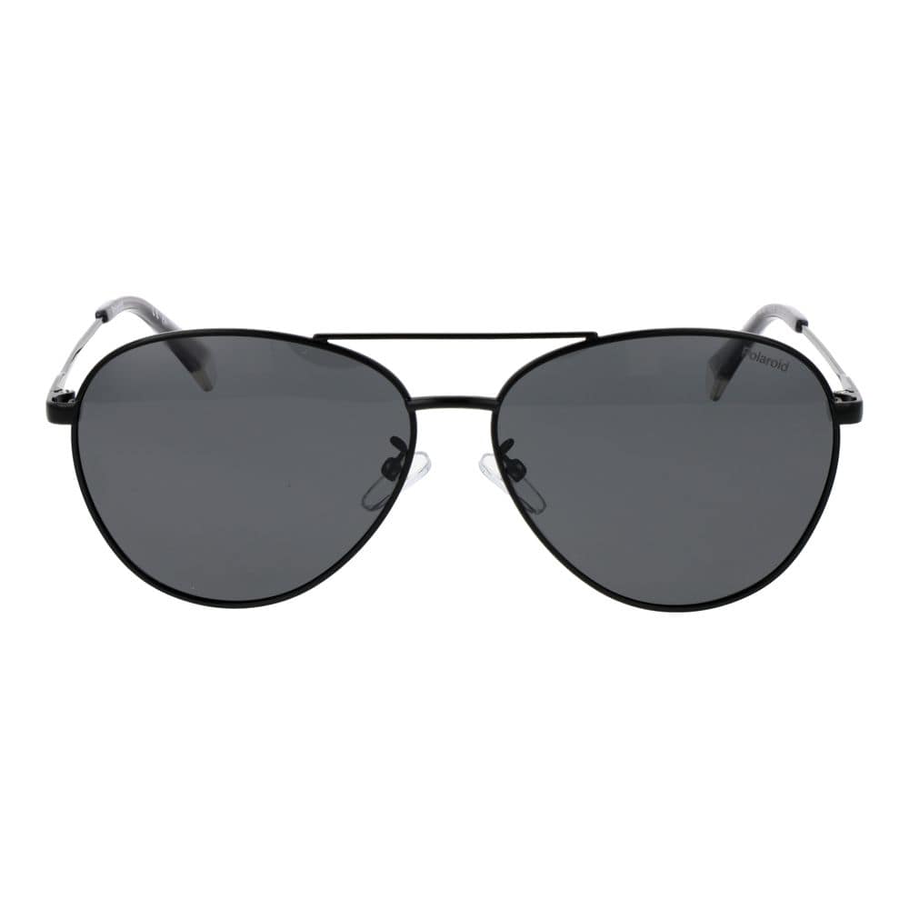 Polaroid Black Metal Sunglasses - Image 2