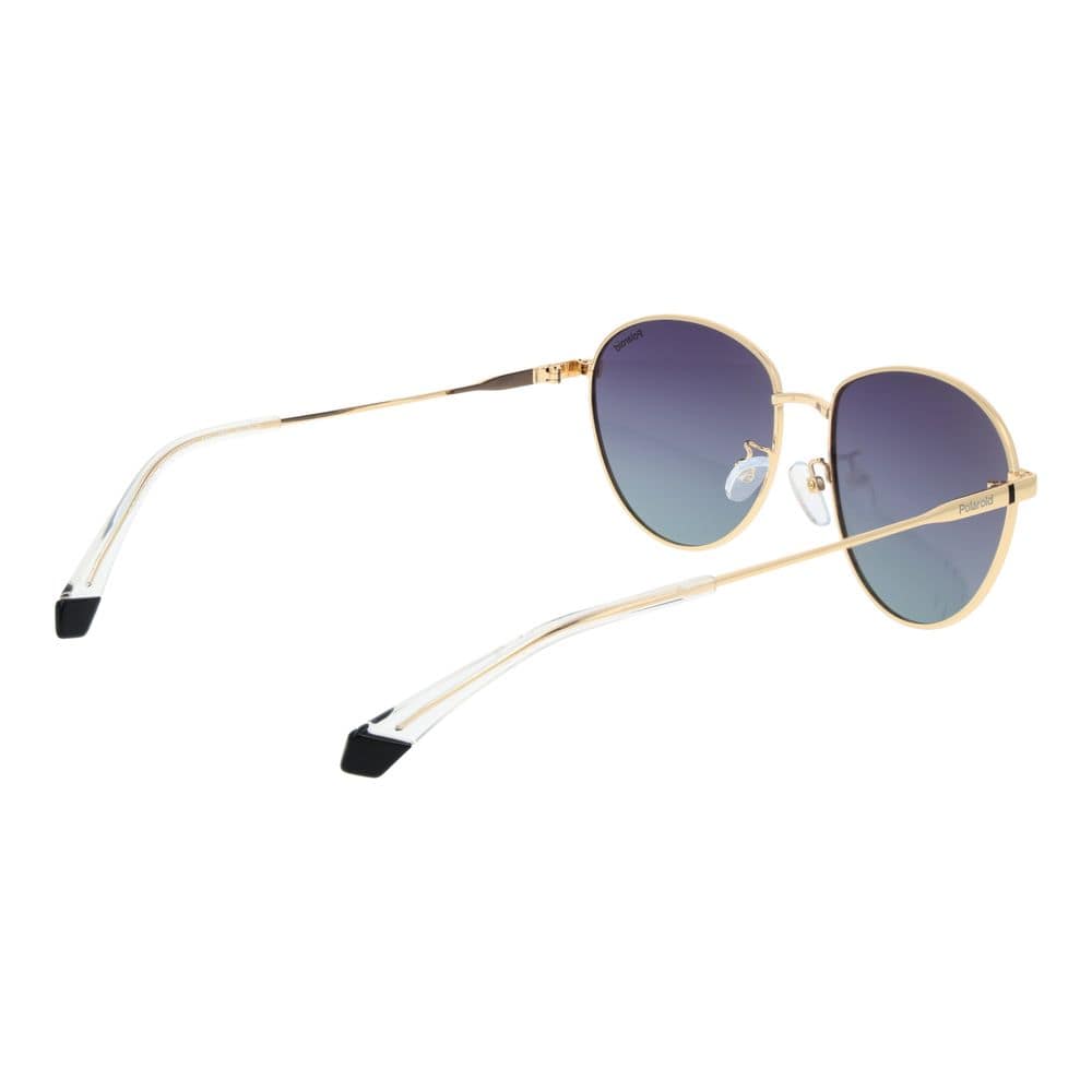 Polaroid Gold Stainless Steel Sunglasses - Image 3